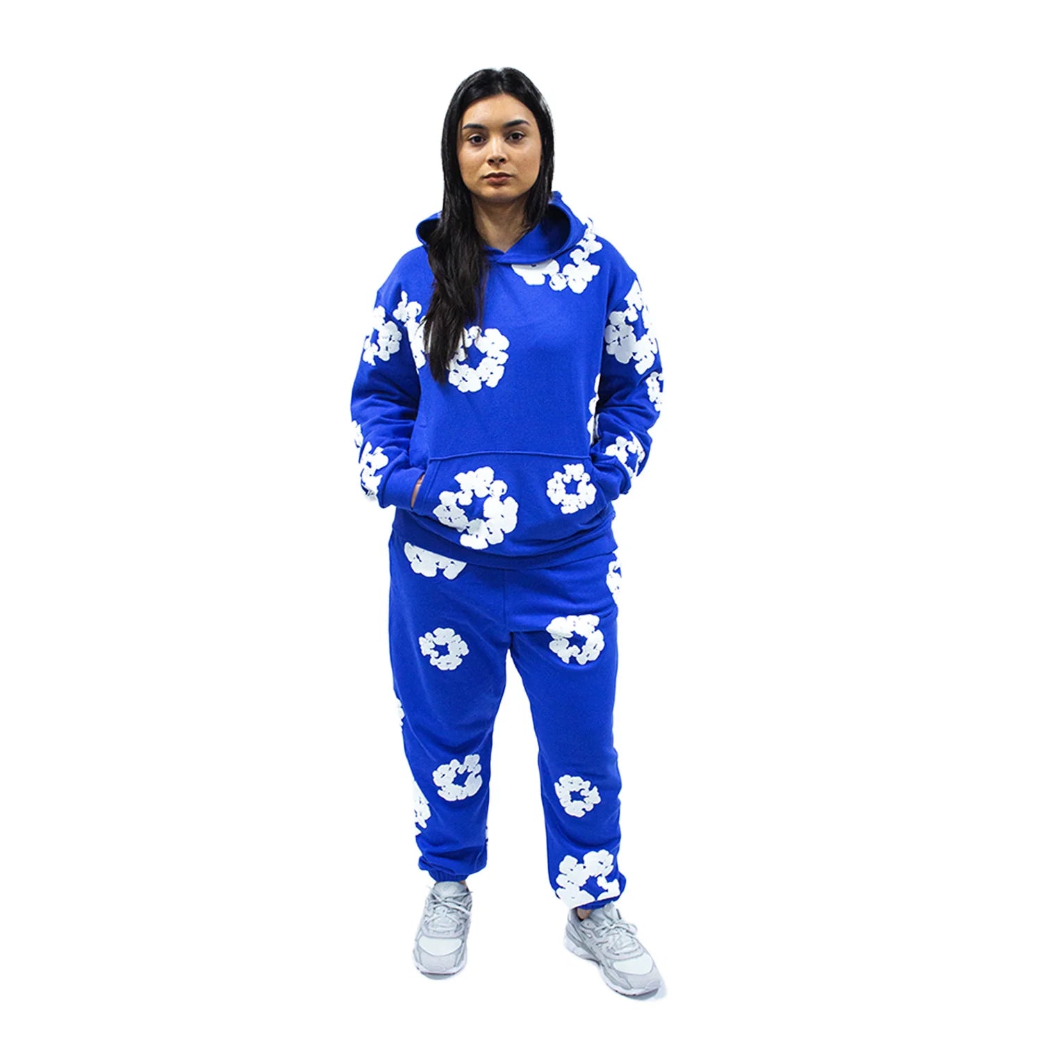 Denim Tears The Cotton Wreath Hoodie Royal Blue