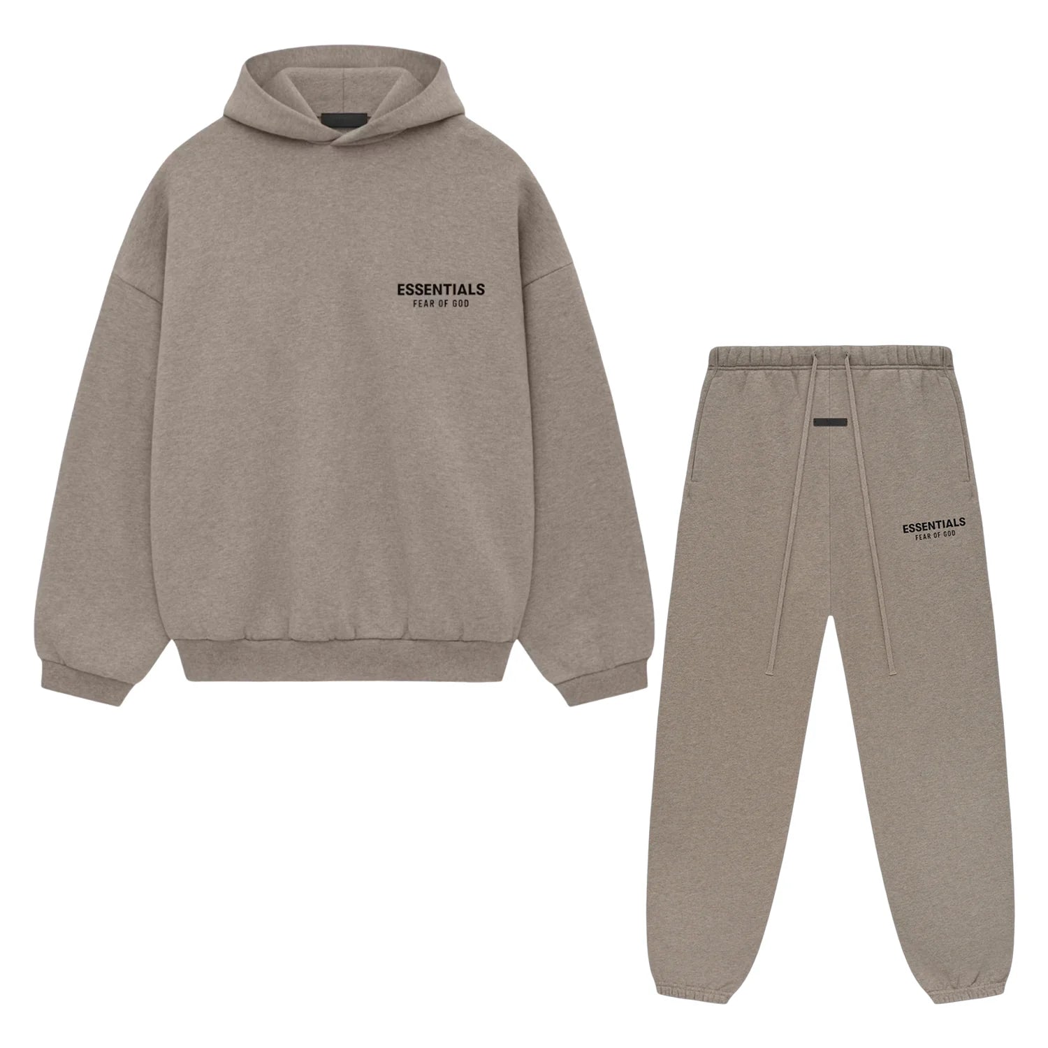Fear of God Essentials Heather Gray Fleece Full Set
