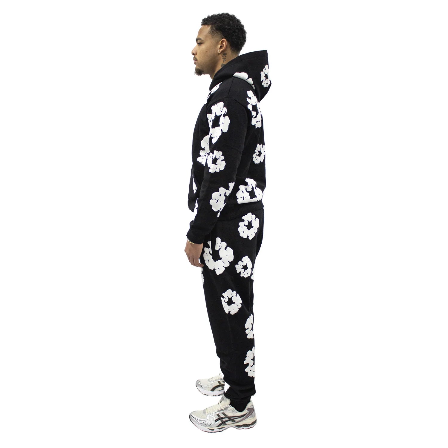 Denim Tears The Cotton Wreath Hoodie Black