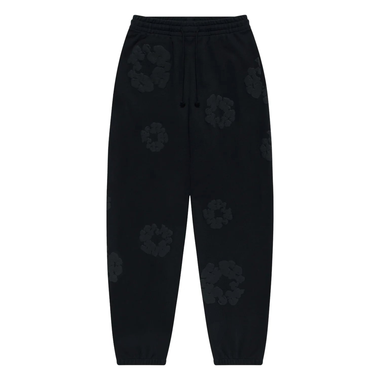 Denim Tears The Cotton Wreath Sweatpants Black Monochrome