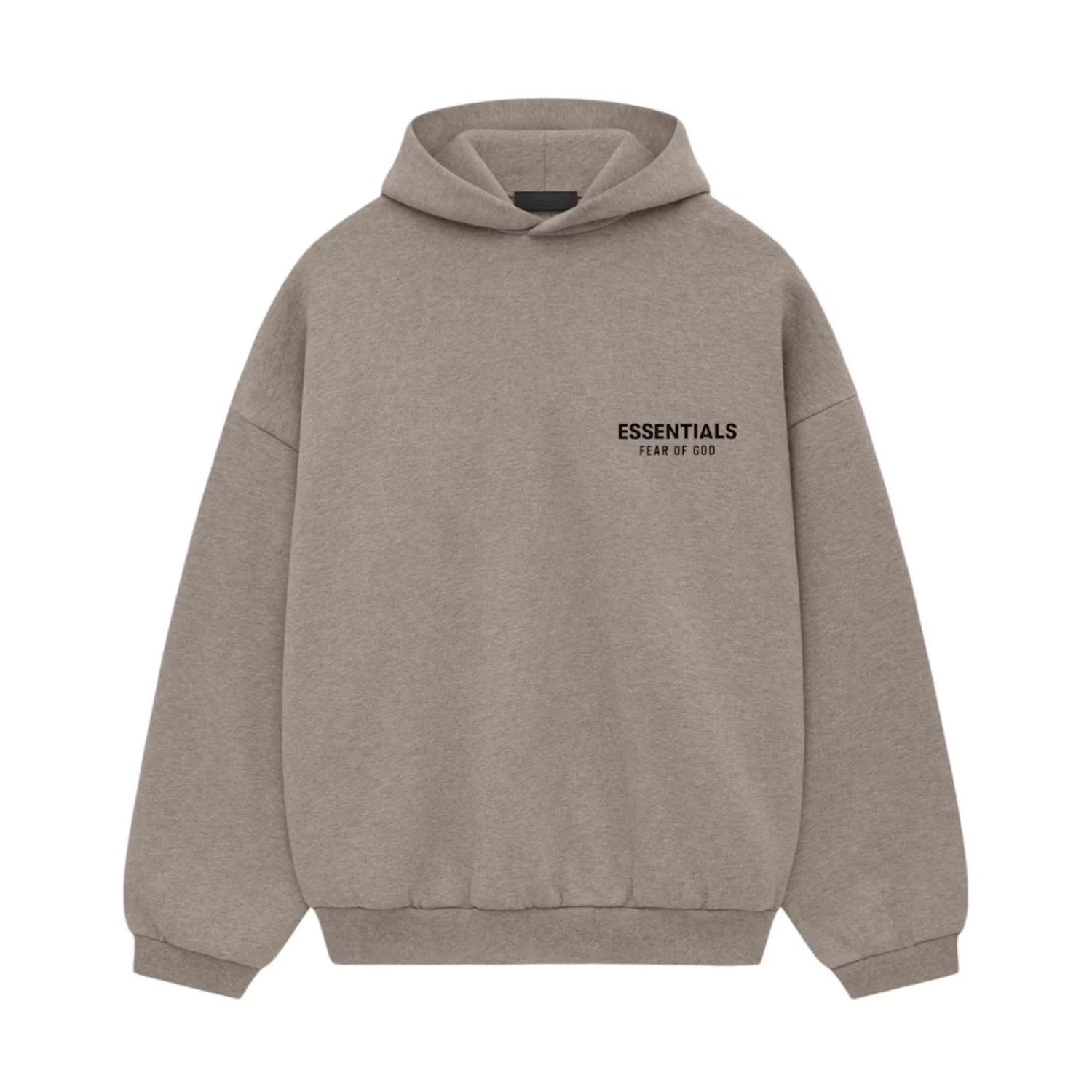 Fear of God Essentials Heather Gray Fleece Hoodie