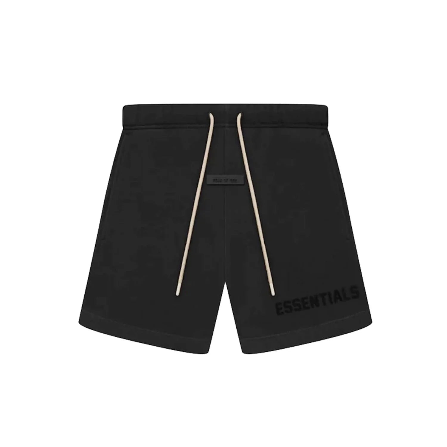 Fear of God Essentials Jet Black Arch Logo Shorts