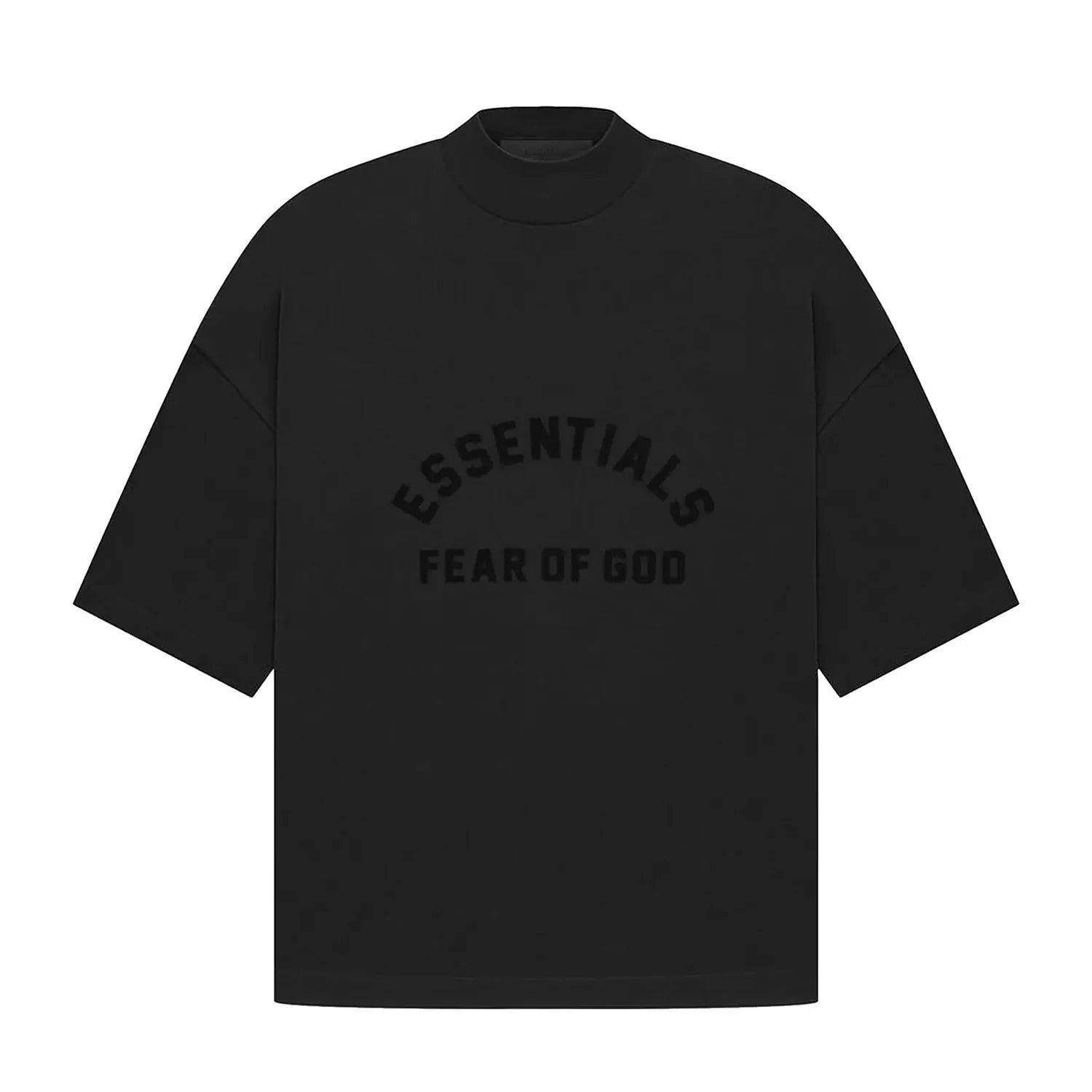 Fear of God Essentials Jet Black Arch Logo T-Shirt
