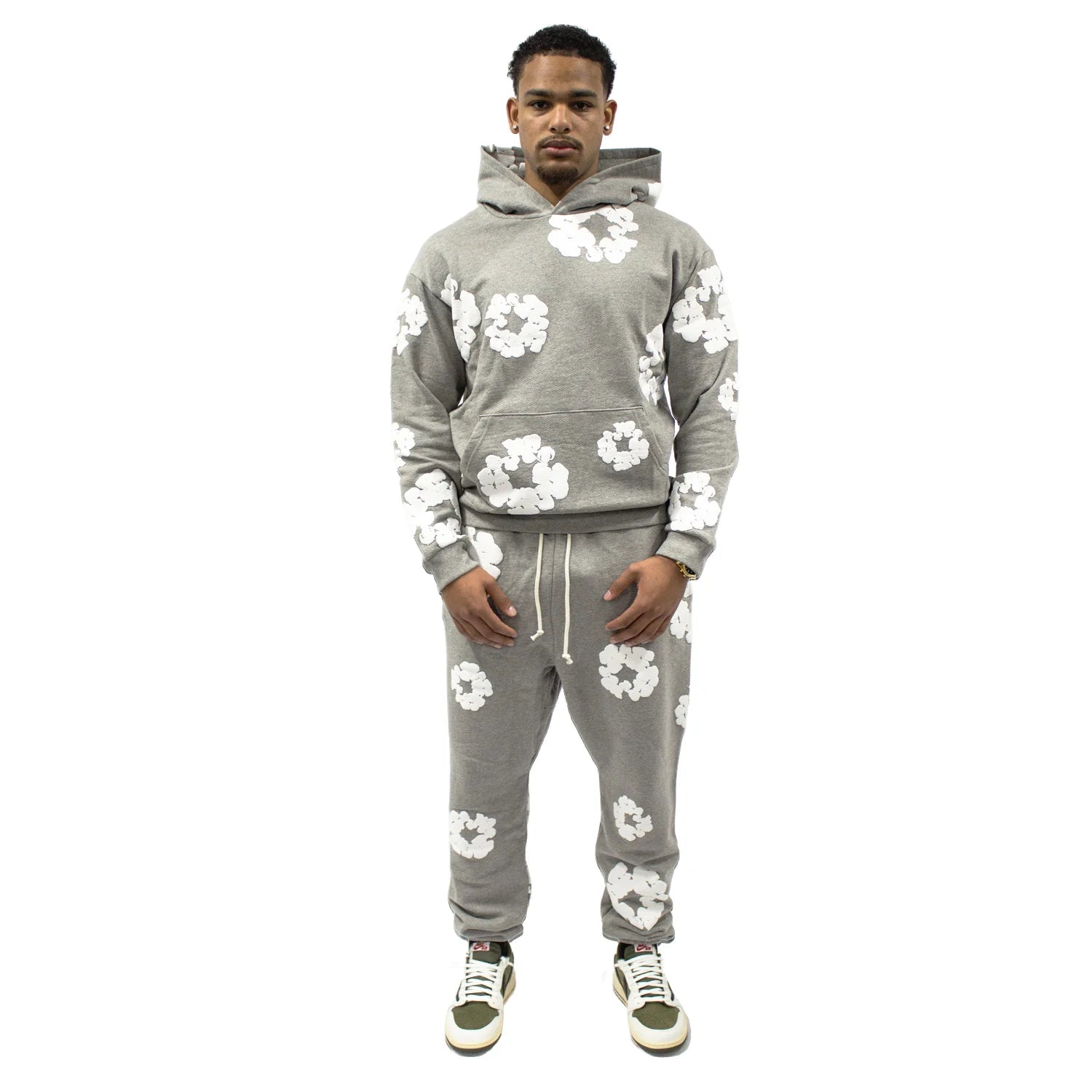 Denim Tears The Cotton Wreath Sweatpants Gray