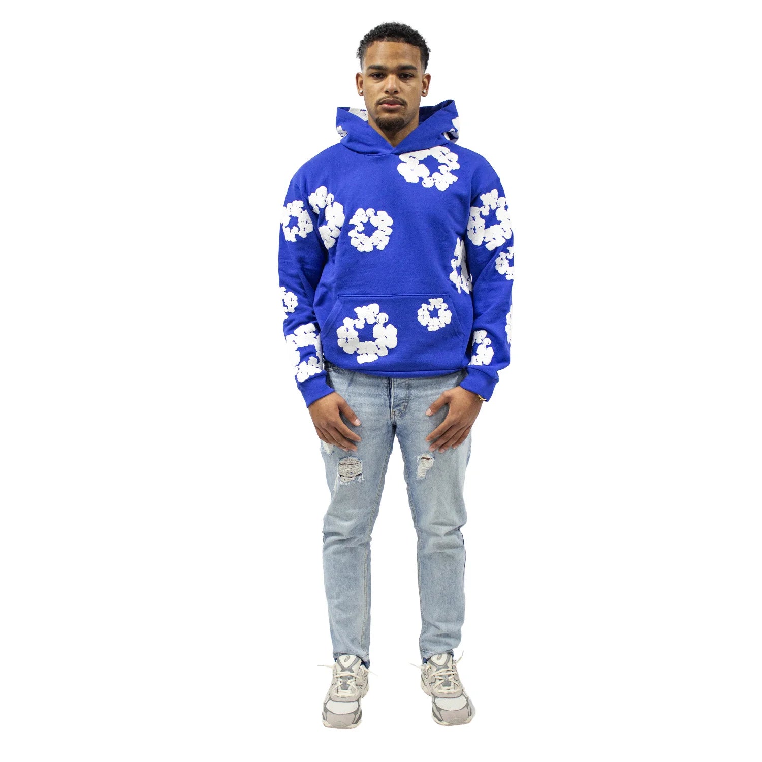 Denim Tears The Cotton Wreath Hoodie Royal Blue